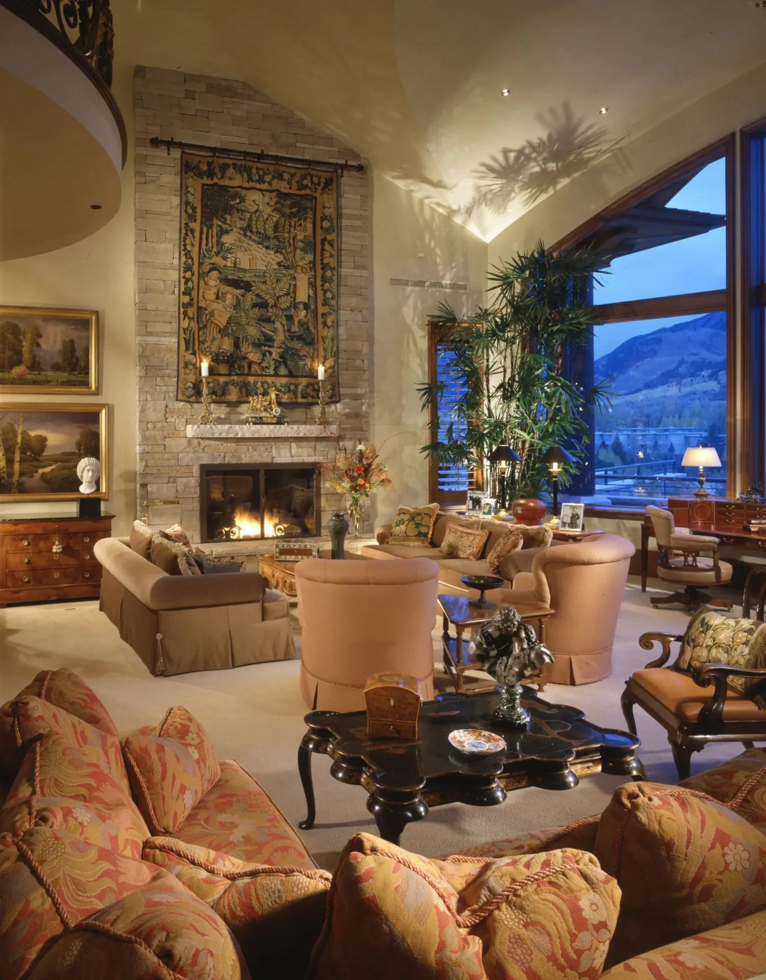 Kaufman Estate Aspen — a ground-up build designed by Donna Livingston