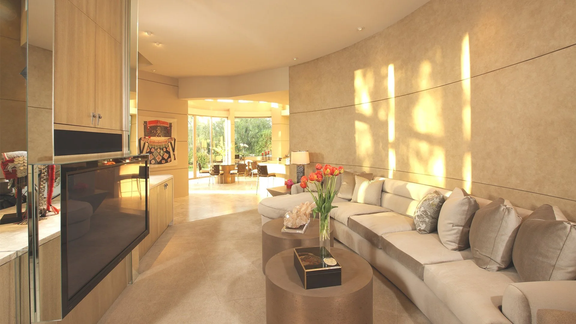 Modern California Residence — interior view
