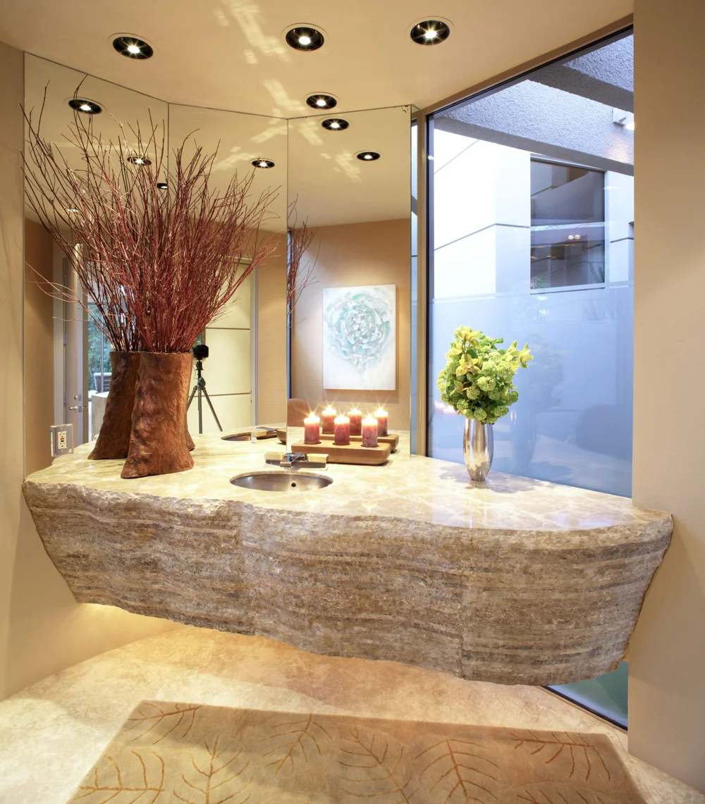 Modern California Residence — interior view