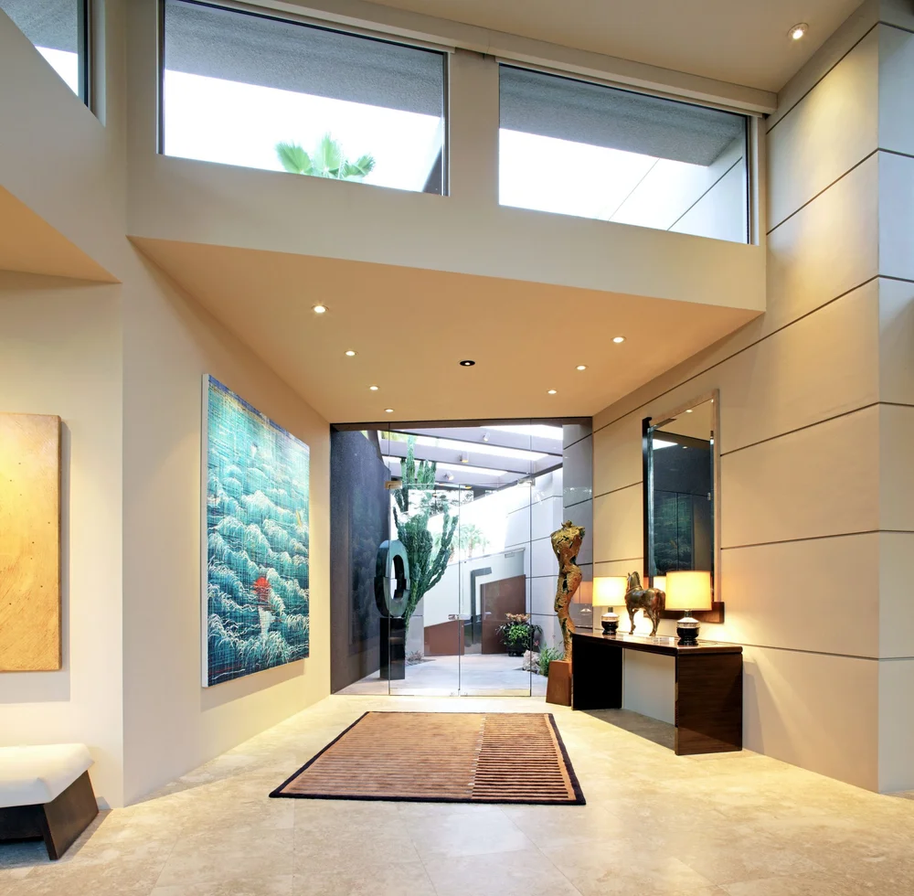 Modern California Residence — interior view