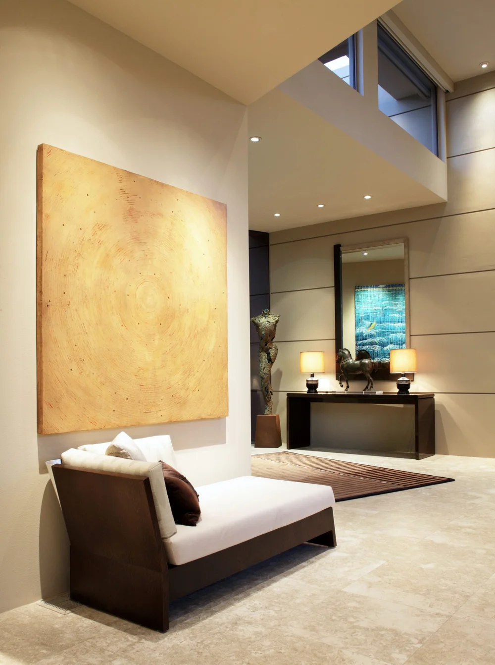 Modern California Residence — interior view