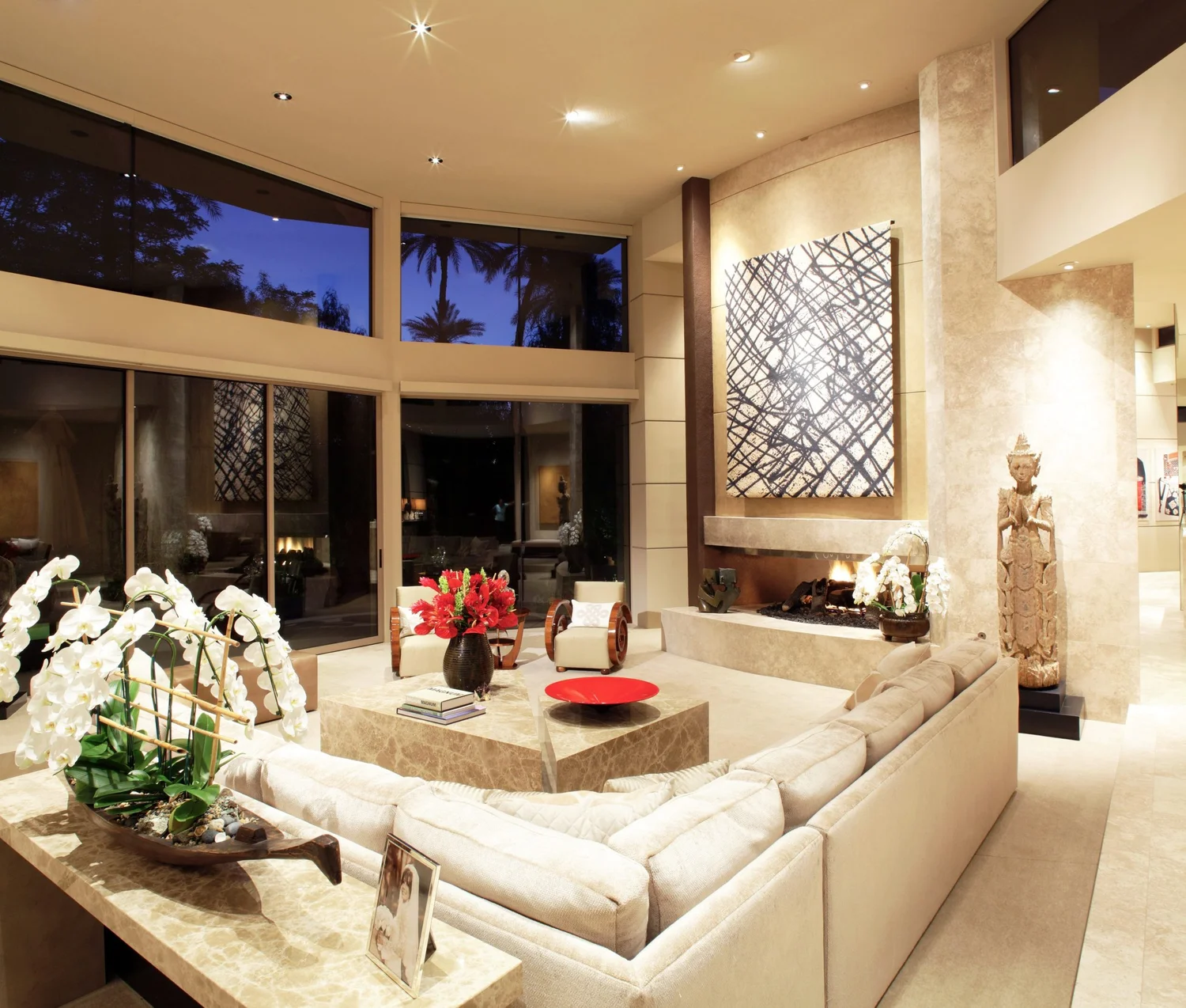 Modern California Residence — interior view