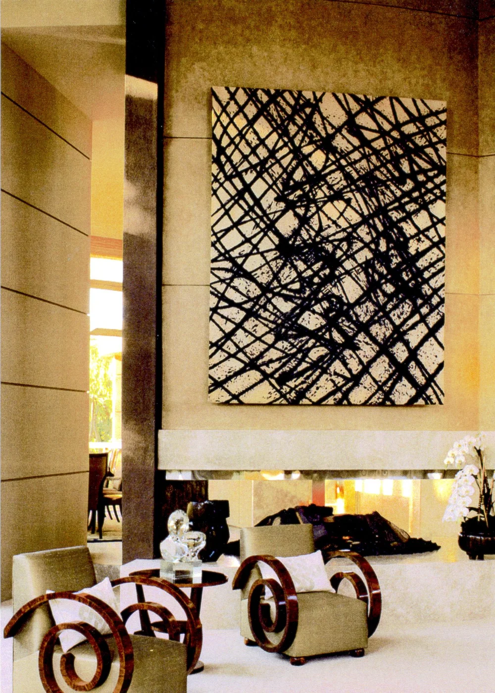 Modern California Residence — interior view