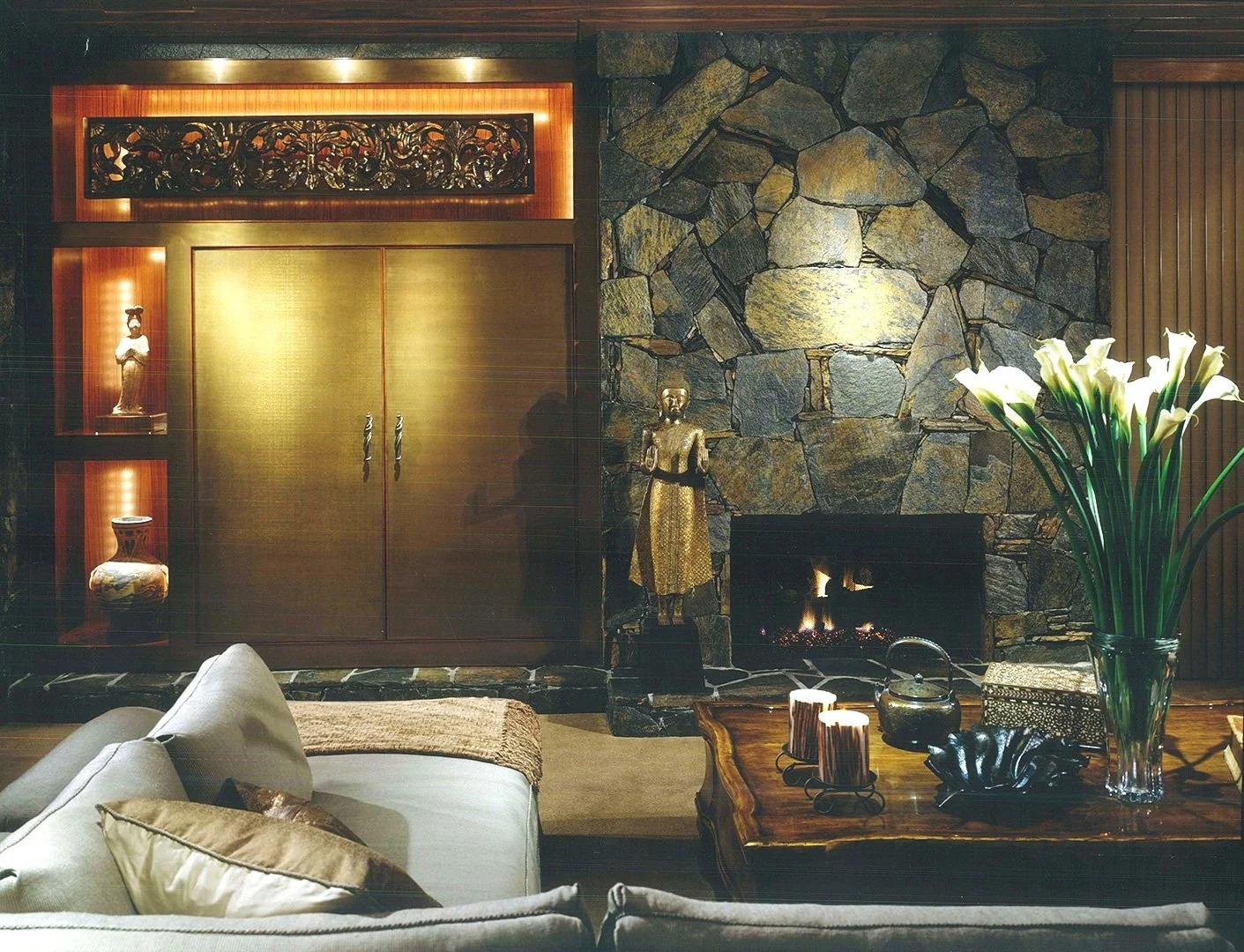 Contemporary Asian — interior view